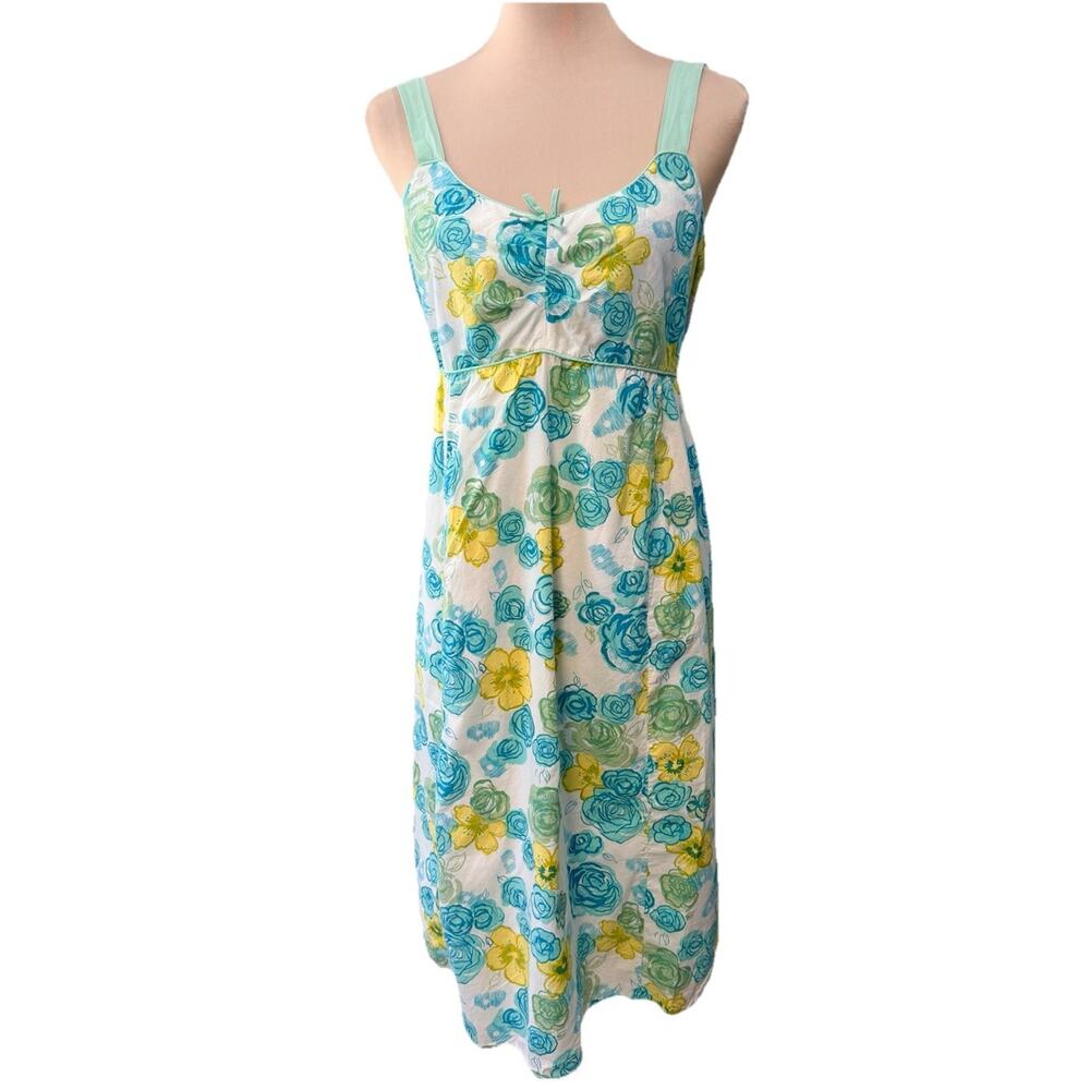 Y2K Maternity Babydoll‎ Dress Midi Sundress Large Retro Pin Up Colton Rockabilly